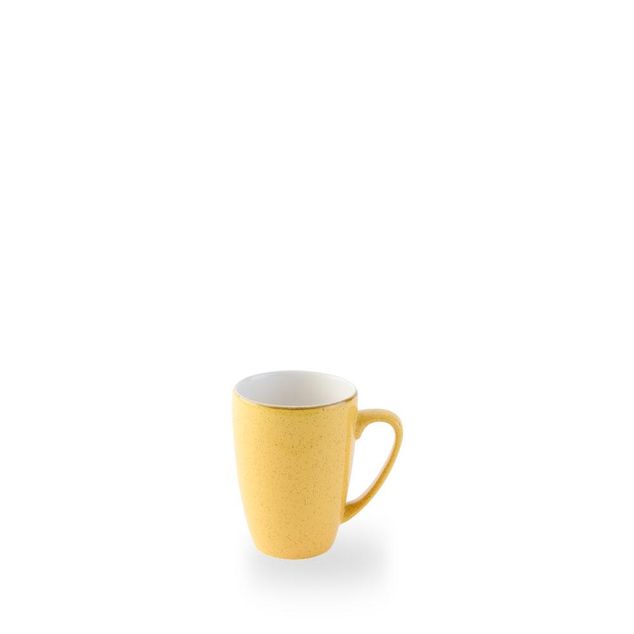 Stonecast Mustard Profile Mug 34cl H: 11cm Dia: 8cm