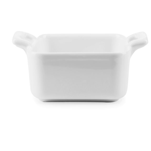 Belle Cuisine Mini Kvadrat Ildfast,Dyp 7Cm 8Cl White