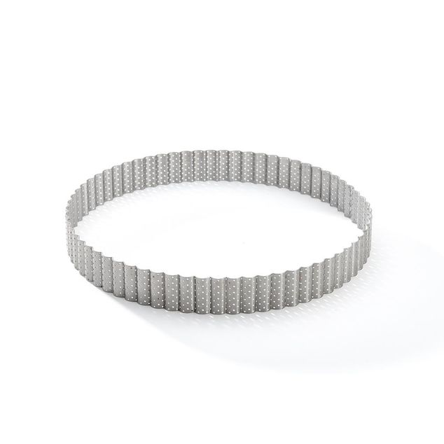 Perforated Fluted St-Steel Tart Ring H 3 ?24