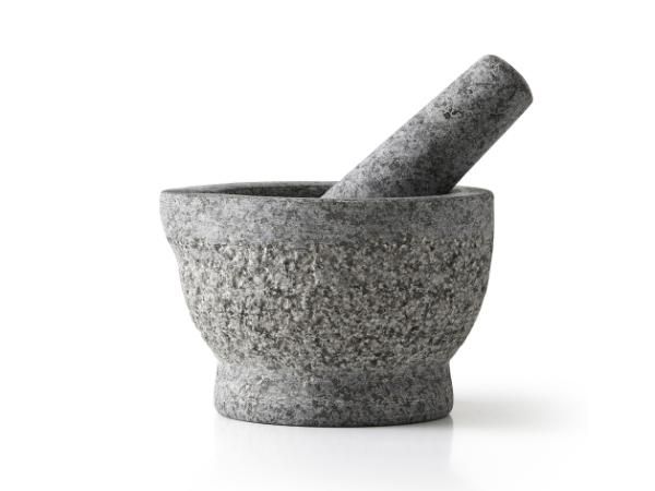 Morter m/støter 10 cm dia15 cm