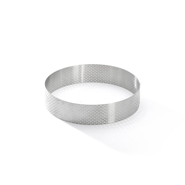 Perforated St-Steel Tart Ring Straight-?15.5 H 3,5