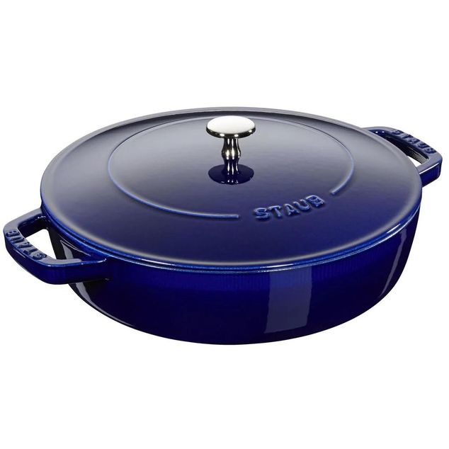 Staub Cocotte Chistera Sautepanna 28 cm blå, 3,7 L