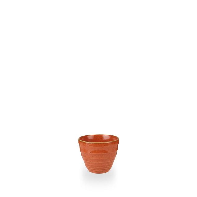Stonecast Spiced Orange Ripple Chip Mug 9.5 X 8.3Cm