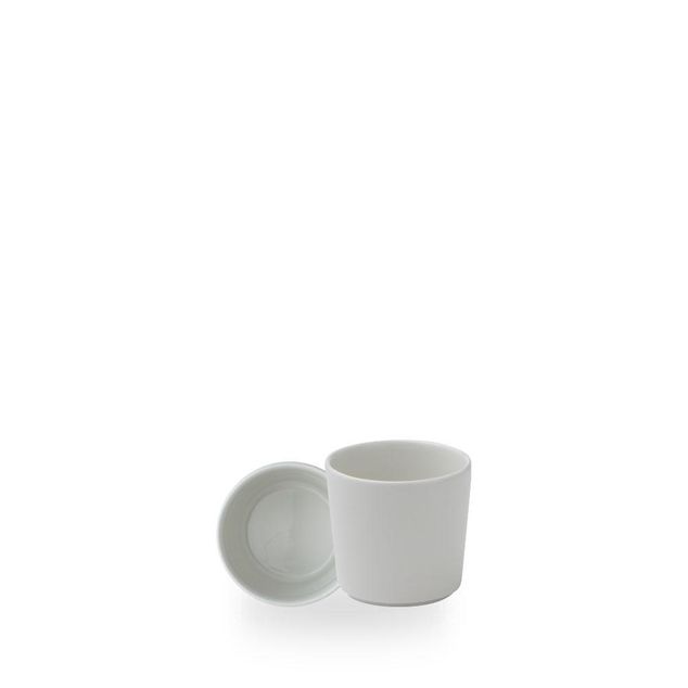 White Nourish Straight Sided Chip Mug 30Cl H: 8.2Cm