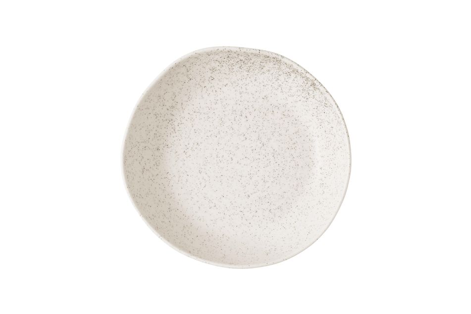 Stonecast Barley White Natural Organic Deep Bowl * 25cm H:4.5cm 116cl
