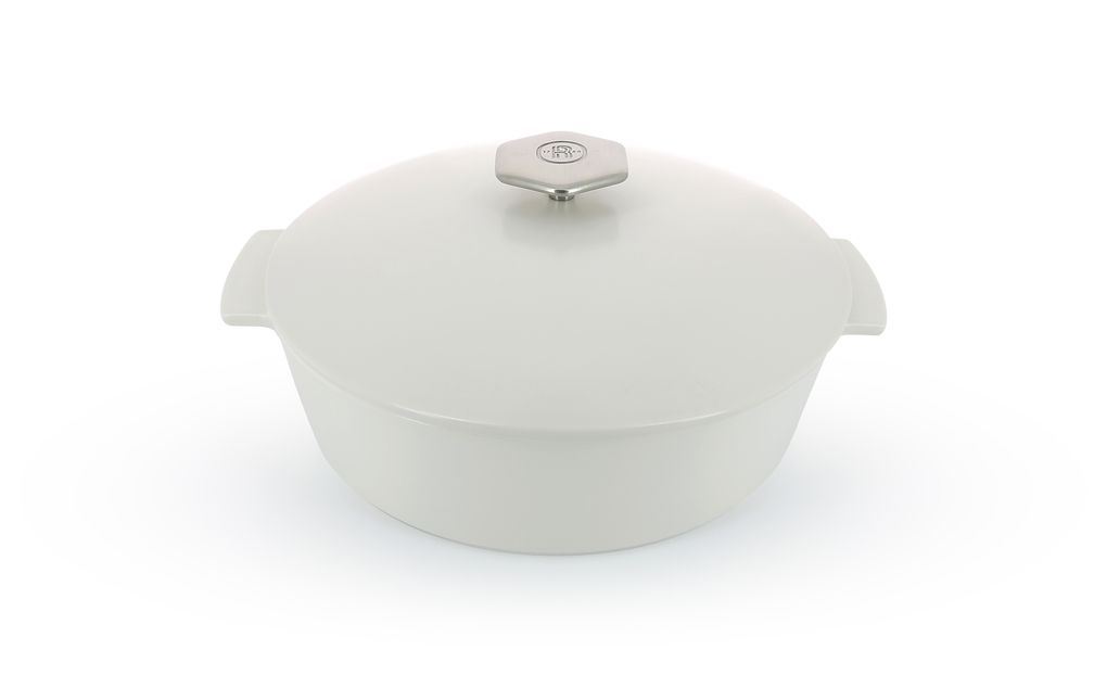 Revolution 2 Shallow Cocotte 11''/28Cm Satin-White Induction