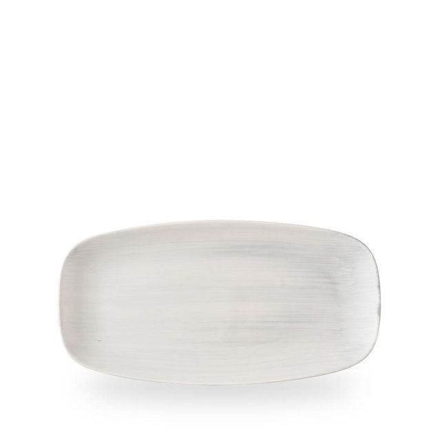 Stonecast Canvas Grey Chefs Oblong Plate 29.8cm 15.3cm