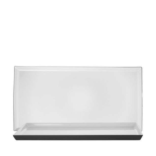 Equinoxe Rectangular Platter 55.5Cm White Cumulus