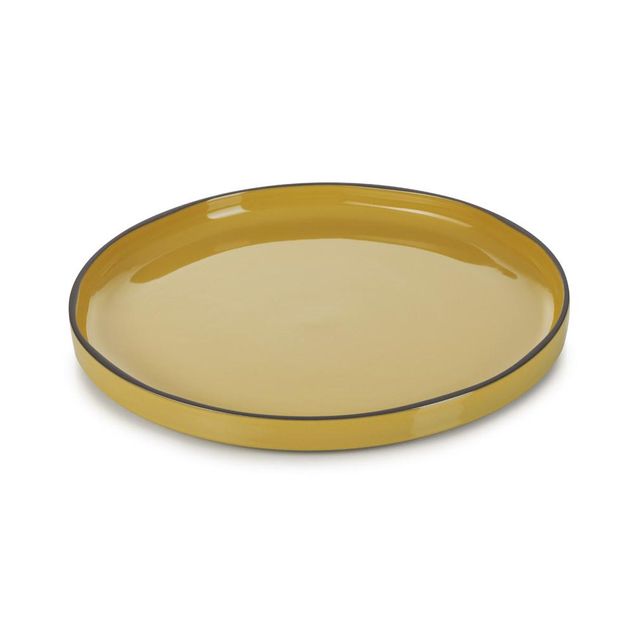 Caractere Caractere Shallow Dinner Plate 26Cm Tumeric