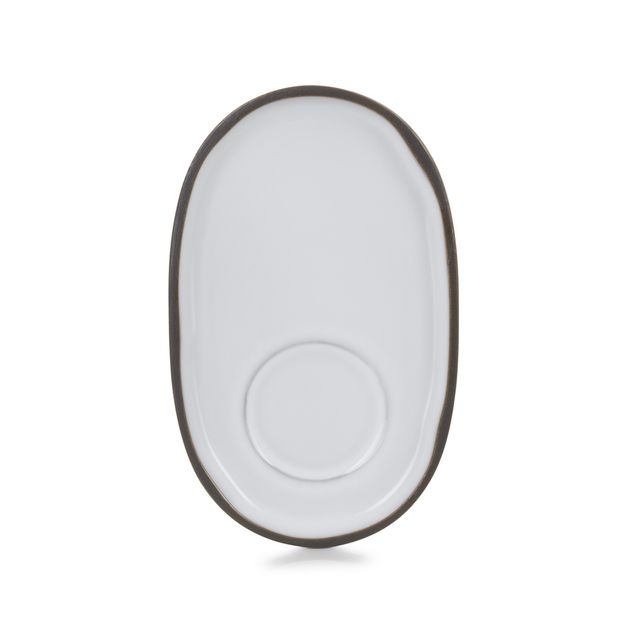 Caractere Saucer White 13,5 x 8,3cm Cumulus