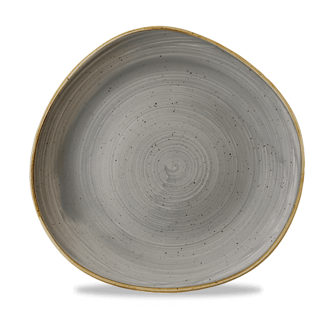 Stonecast Grey Rund Trace Tallerken 28.6Cm