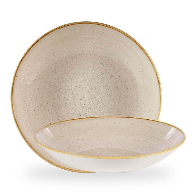 Stonecast Nutmeg Cream Coupe Large Bolle 31Cm