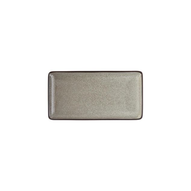 STON GREY Platter rectangle 23x12cm - H:30cm