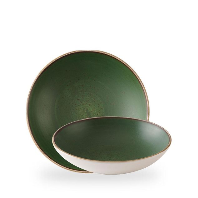 Stonecast Sorrel Green Evolve Coupe Bowl 24.8cm 113.6cl