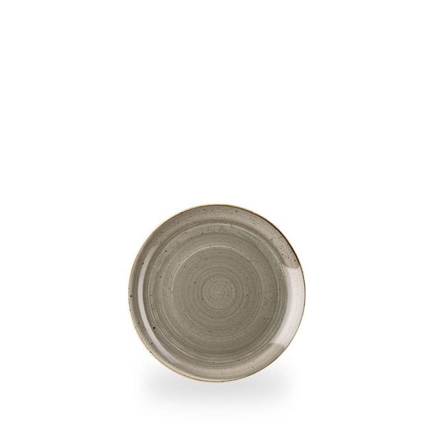 Stonecast Grey Evolve Coupe Tallerken 16.5Cm