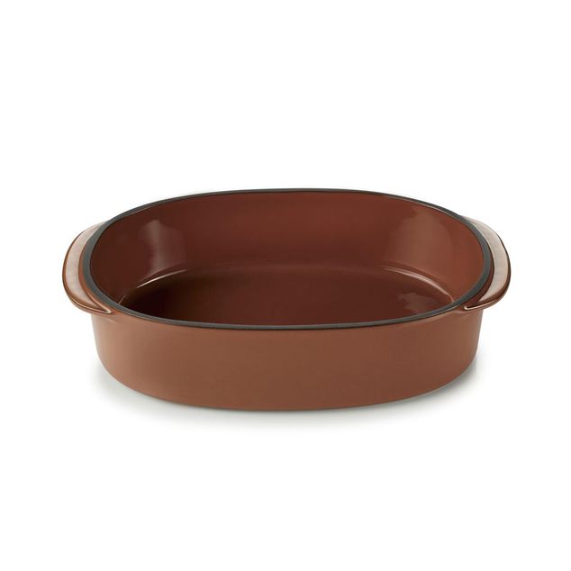Caractere Rektangulæroblong Ildfast 19X13Cm Cinnamon