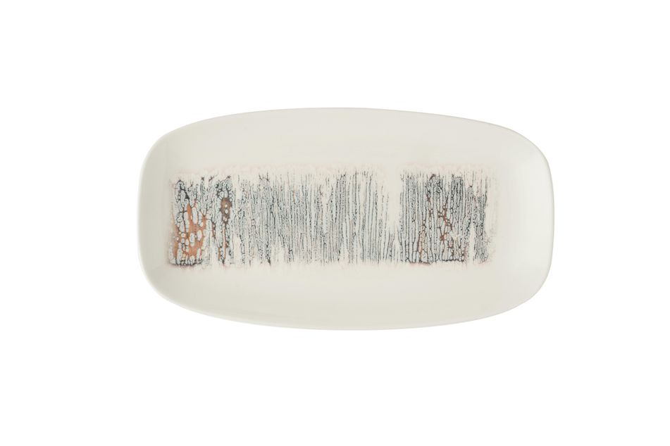 Lyra Pink Oblong Plate 35.5 x 18.9cm