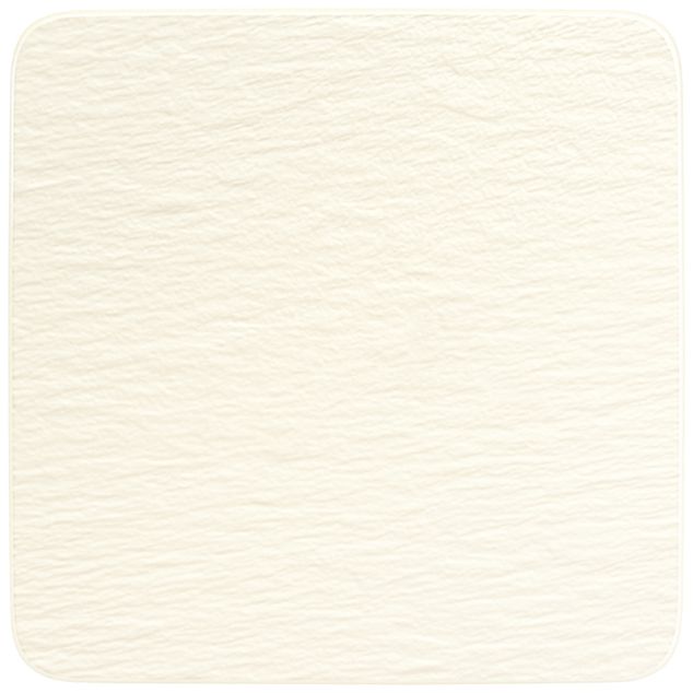 The Rock White Glacier Flat square plate 320x320x15mm