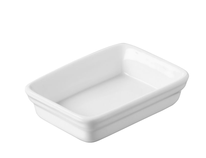 Miniature Rectangular Ildfast 7X5Cm White