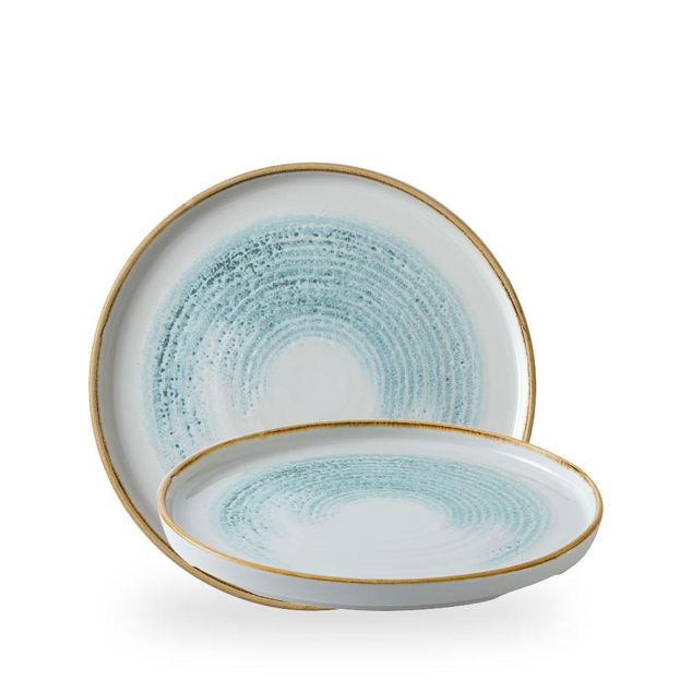 Homespun Accents Aquamarine Walled Tallerken 26Cm