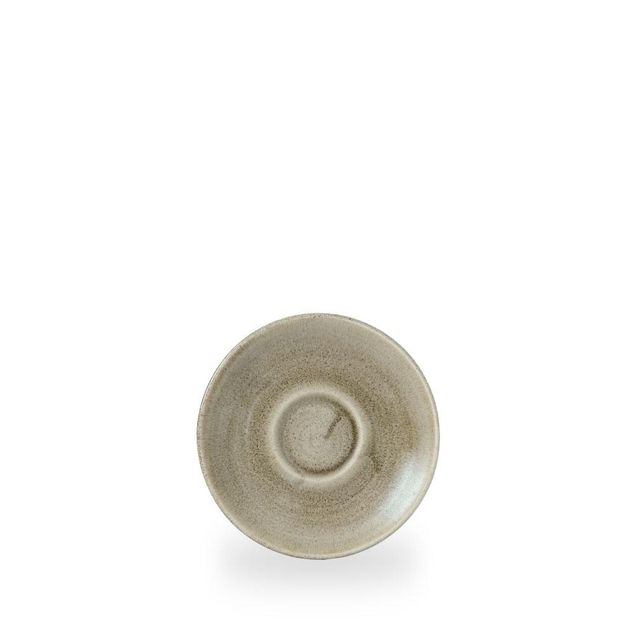 Stonecast Patina Antique Taupe Cappuccino Saucer 15.6Cm