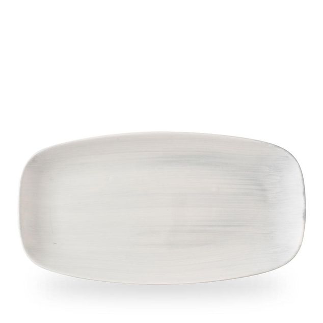 Stonecast Canvas Grey Chefs Oblong Plate 35.5cm 18.9cm