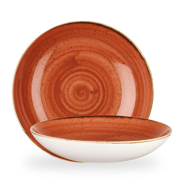 Stonecast Spiced Orange Coupe Large Bolle 31Cm