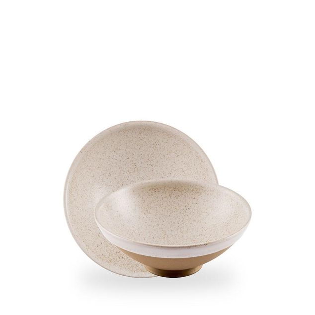 Emerge Speckled White / Ramen Bowl  / 20cm 8cm 100cl