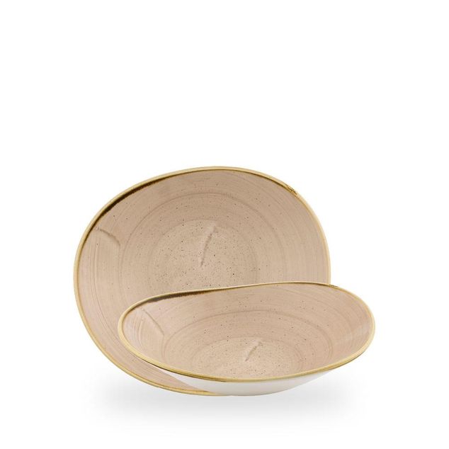 Stonecast Truffle / Opal Organic Bowl  / 23cm 5.5cm 60cl