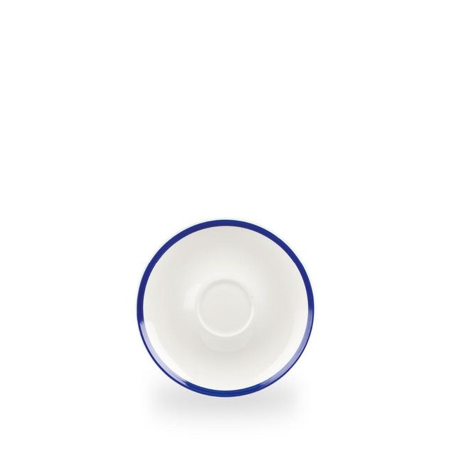 Retro Blue Coupe Saucer 16Cm