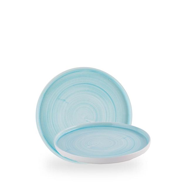 Stonecast Canvas Breeze Walled Plate 21cm