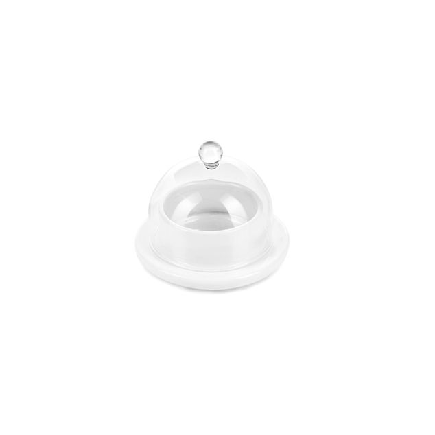 Essentiels Butter Ildfast Glass Cloche White