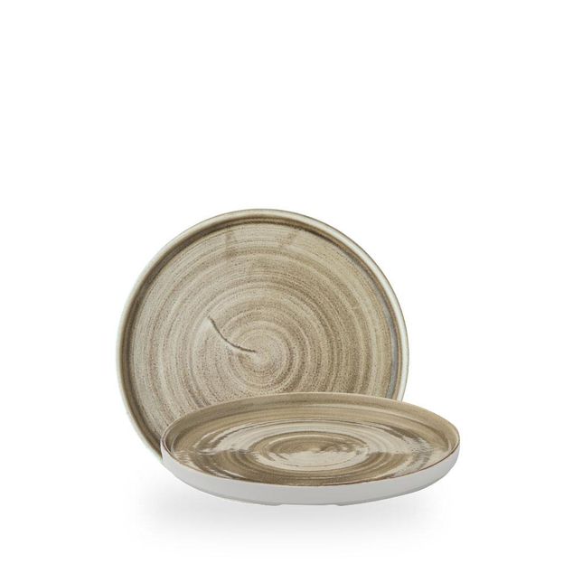 Stonecast Patina Antique Taupe Walled Tallerken 21Cm