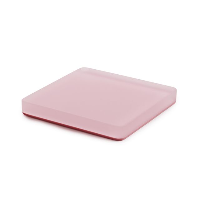 Mealplak Square Pastry Support 8Cm Nacryl Pink