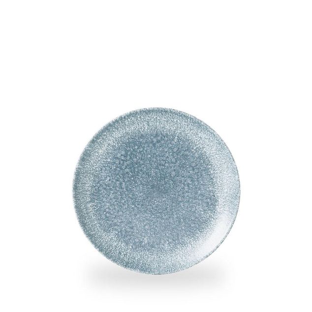 Raku Topaz Blue Evolve Coupe Tallerken 21.7Cm