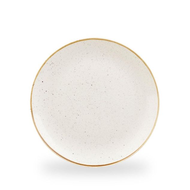 Stonecast Barley White Evolve Coupe Plate 27.5cm