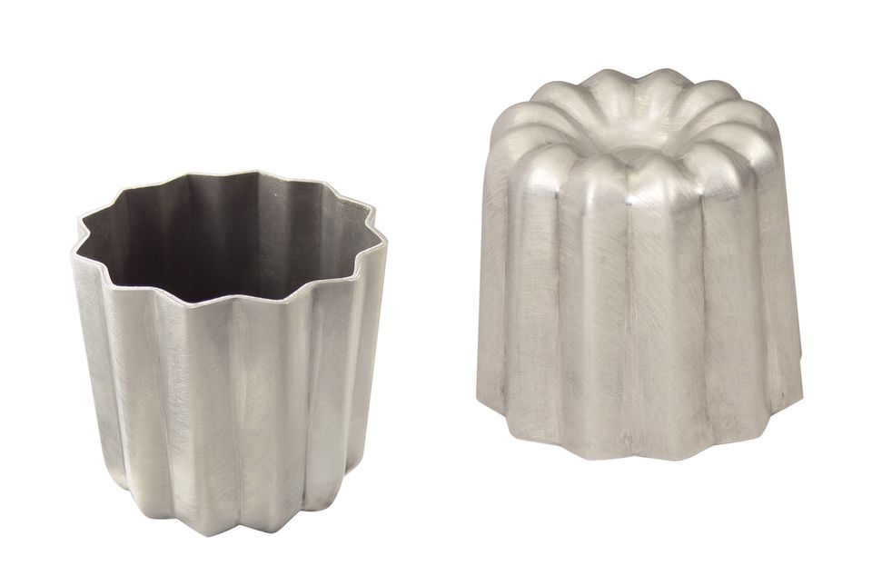 GOBEL Non-stick coated aluminium rum baba mould - 55 x 50 mm