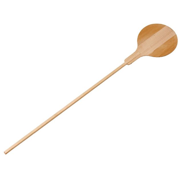 Rund pizzaspade i tre - Ø28 cm