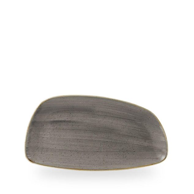 Stonecast Grey Chefs Geo Tallerken 30 X 15.5Cm