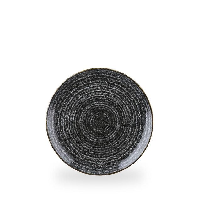 Studio Prints Charcoal Black Evolve Coupe Tallerken 21.7Cm