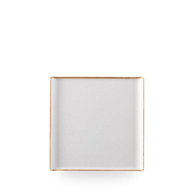 Plastic Melamine Stonecast Sq Buffet Fat 30.3 X 30.3Cm
