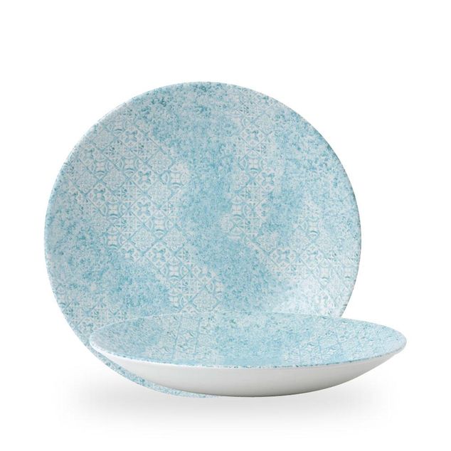 Aquamarine Med Tiles Dyp Coupe Tallerken 28.1Cm
