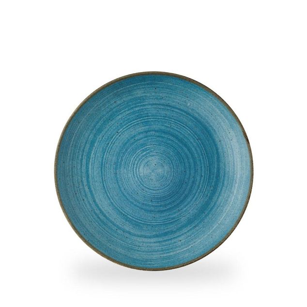 Stonecast Raw Teal Evolve Coupe Tallerken 26Cm