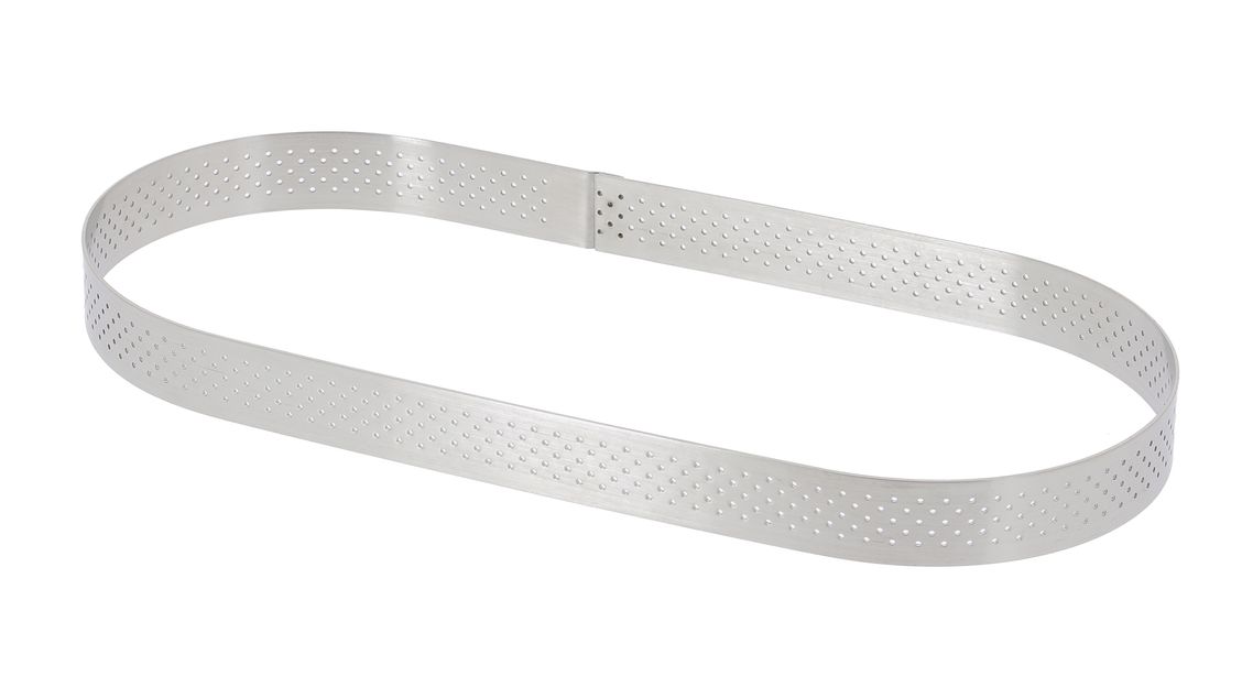 Oblong Ring Perforated 30X11X2 Cm
