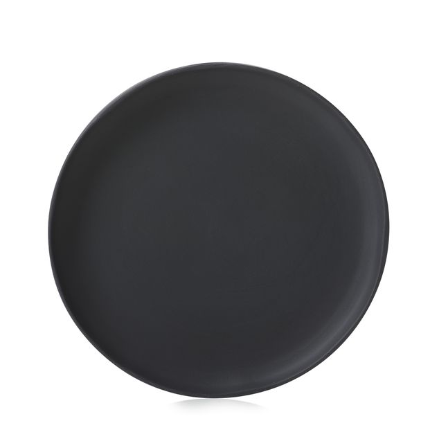 Caractere Black Dinner Plate 26Cm Matt slate style