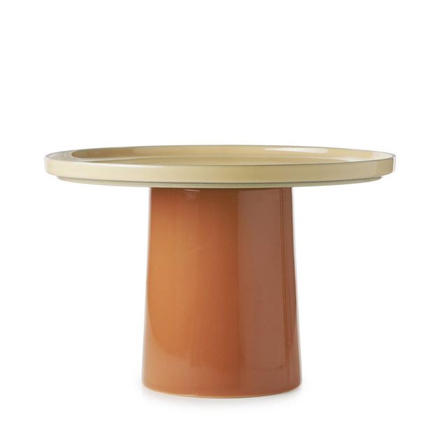 Caractere Cake Stand 30X20Cm Nutmeg/Cinnamon