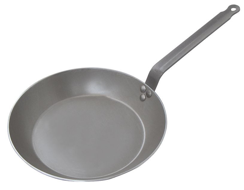 Steel Round Lyonnaise Frypan - Carbon Ø26cm