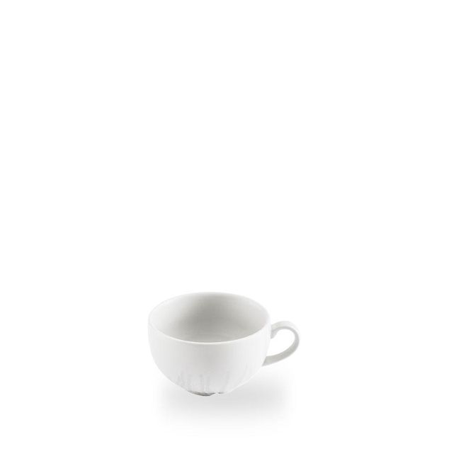 Inked Tide White / Cafe Cappuccino Cup  /  11cm 6.5cm 34cl