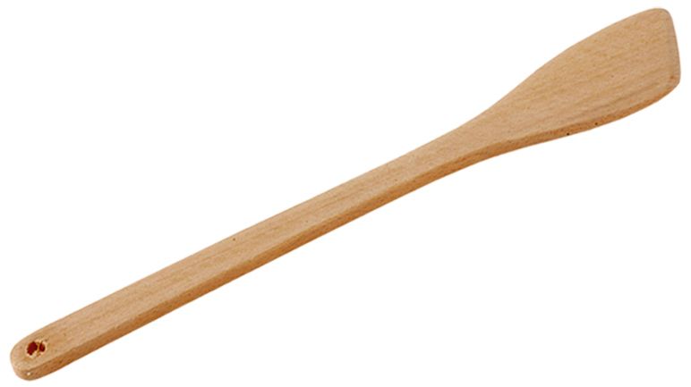 Beechwood slant edge spatula - 35 cm