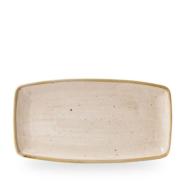 Stonecast Nutmeg Cream X Kvadrat Oblong Tallerken 34.5Cm
